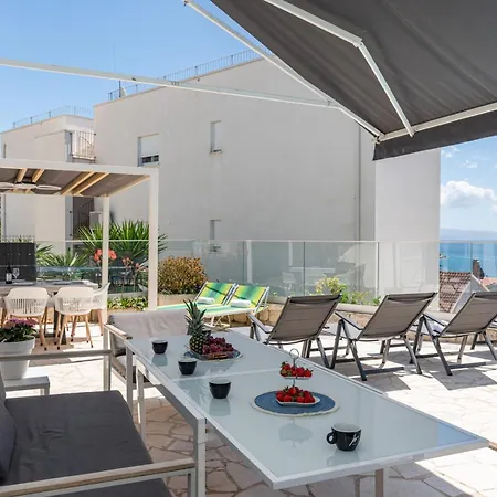 Villa Luxury Villa, 40 Sqm Heated Private Pool, Gym, Seaview, 200m To Beach, 7 Bedrooms